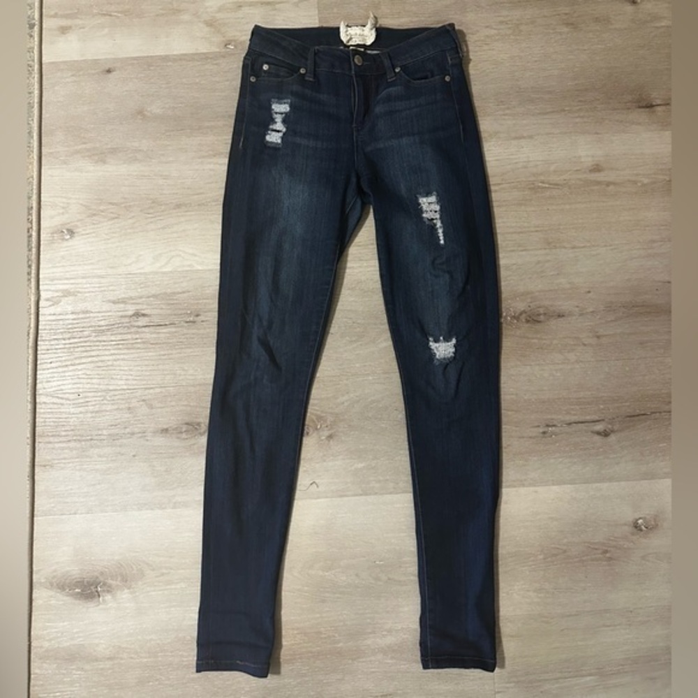 Altar'd State Jeans Jeggings 26/3 Skinny Mid Rise Stretch Blue Denim